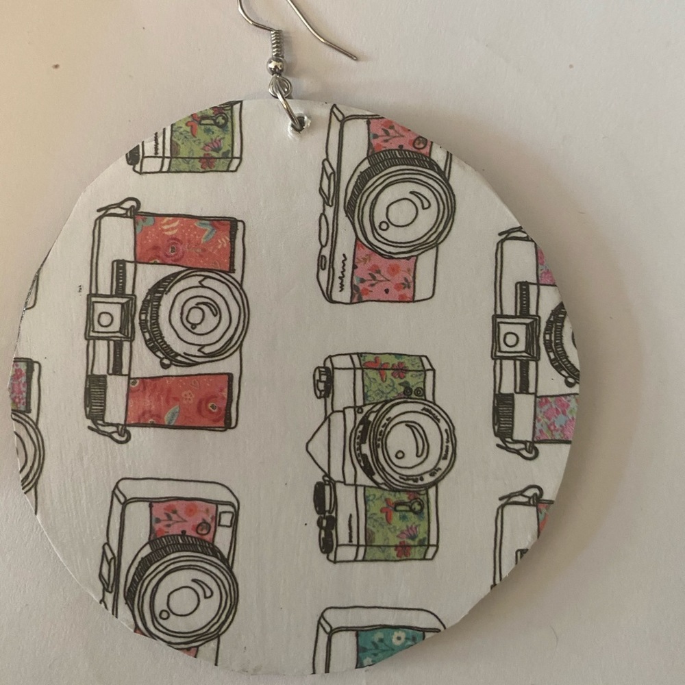 Camera Earrings